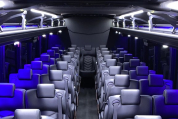 Santee Charter Bus Interior