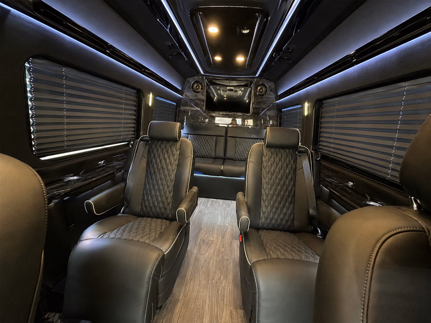 santee long distance transportation onboard seating
